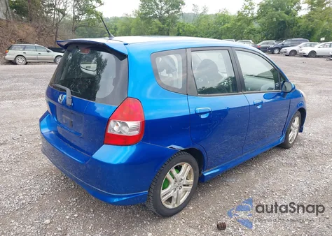 2007 Honda Fit S from USA, damaged, VIN JHMGD38697S049613